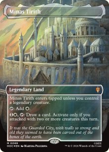 Minas Tirith [ #0089 Borderless Surge Foil ] (HOC-M)