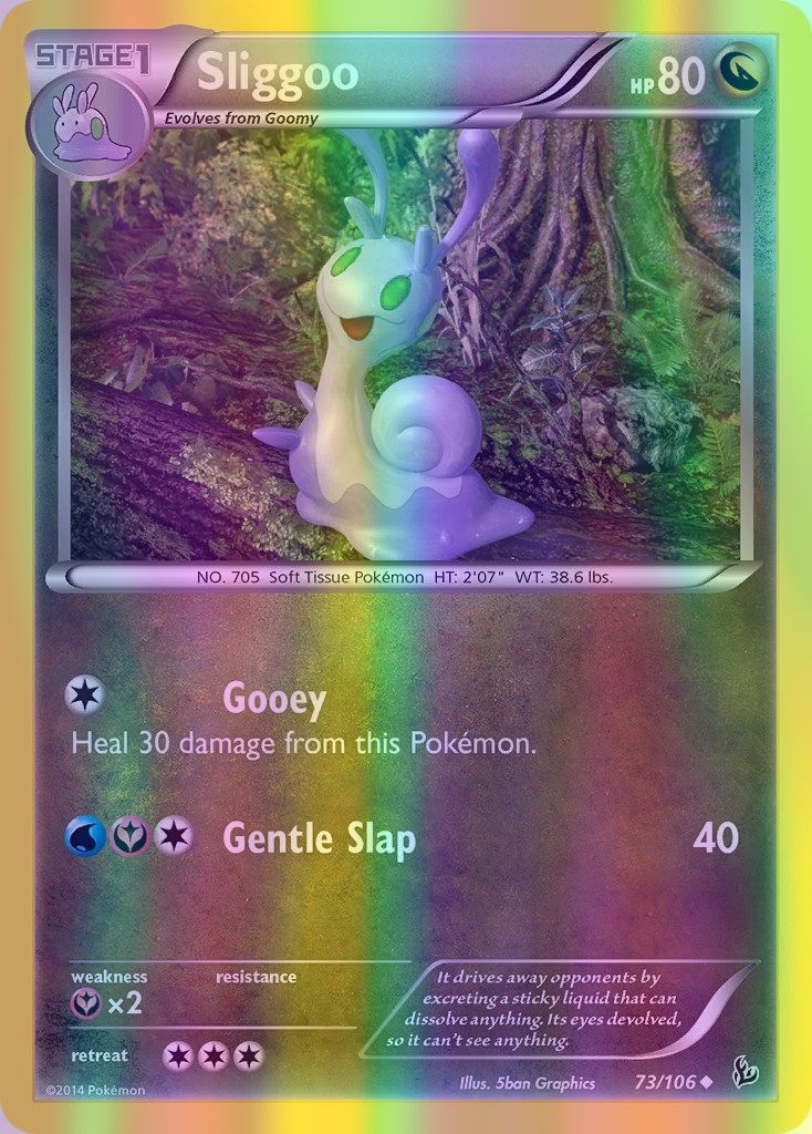 Sliggoo - 073/106 (FLF) Uncommon - Near Mint Reverse Holofoil