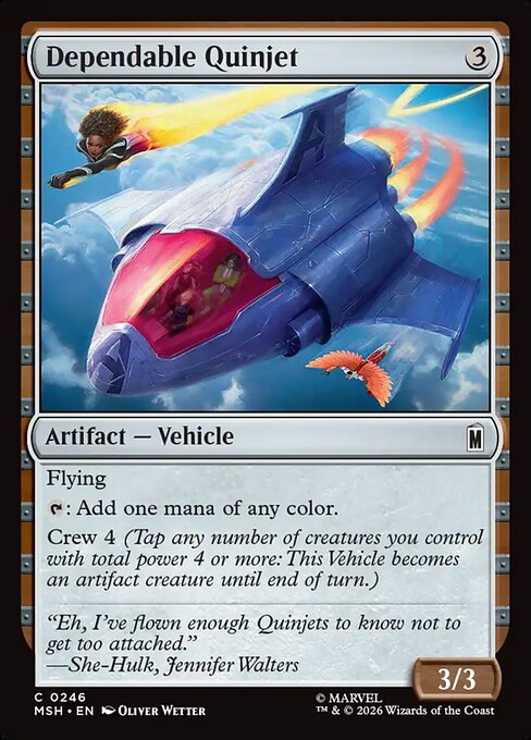 Dependable Quinjet [ #0246 ] (MSH-C)