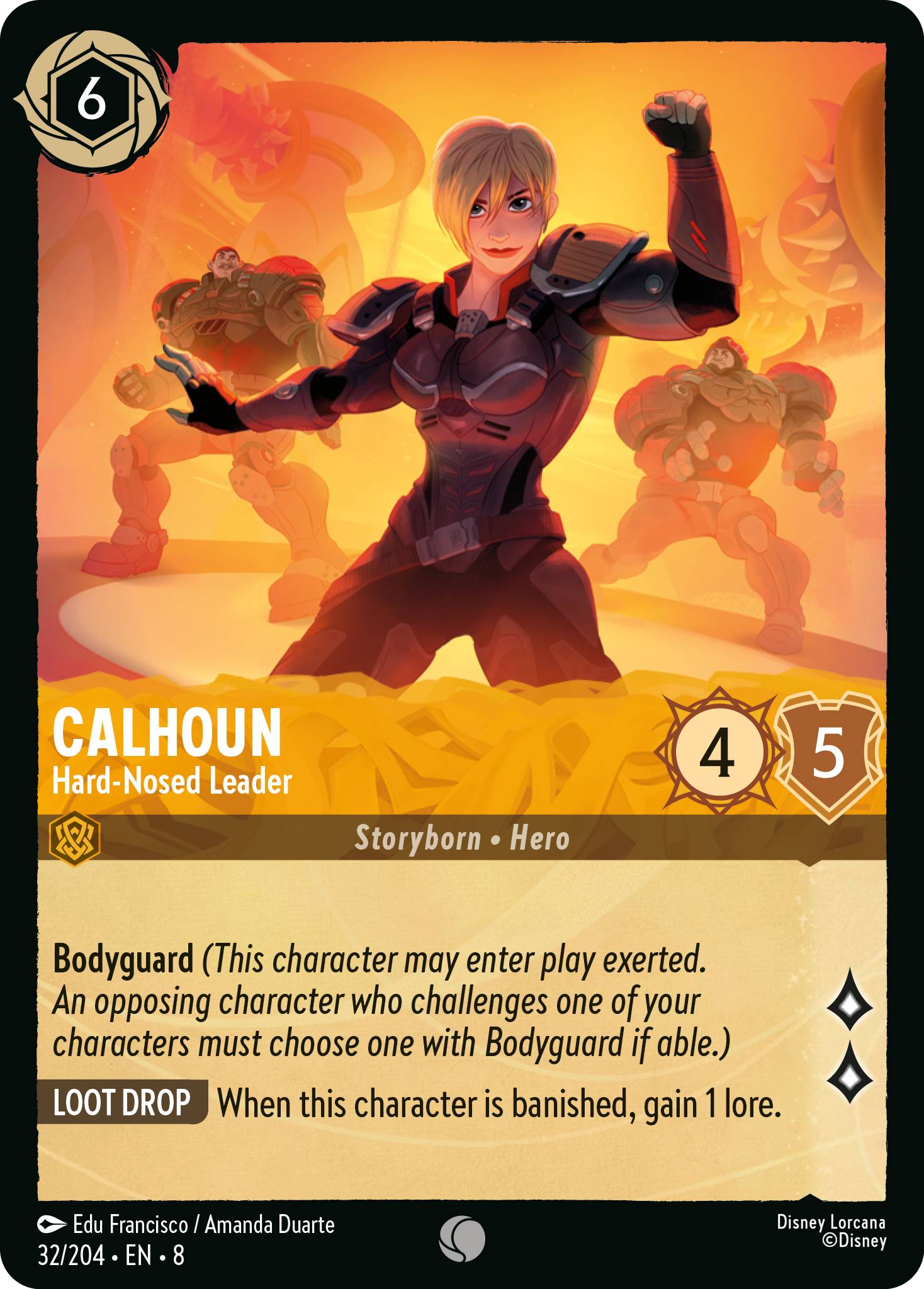 Calhoun - Hard-Nosed Leader (Reign of Jafar - 032/204 ) Common