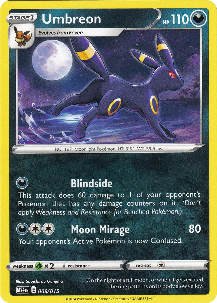 Umbreon - 009/015(M24) Promo - Near Mint