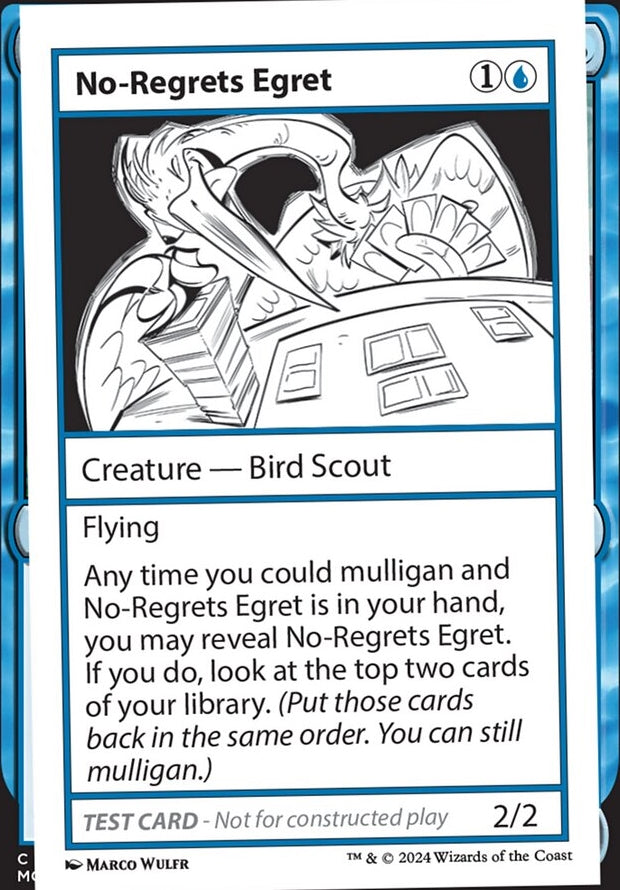 No-Regrets Egret [