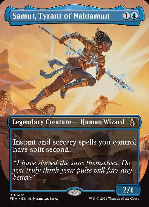 Samut, Tyrant of Naktamun [ #0302 Borderless Echoed Pairs ] (FRA-R)