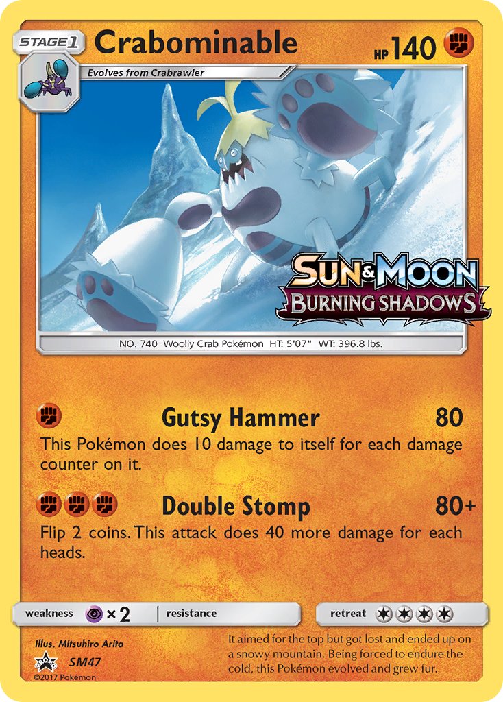 Crabominable (Prerelease) - SM47 (SM:PR) Promo - Near Mint Holofoil