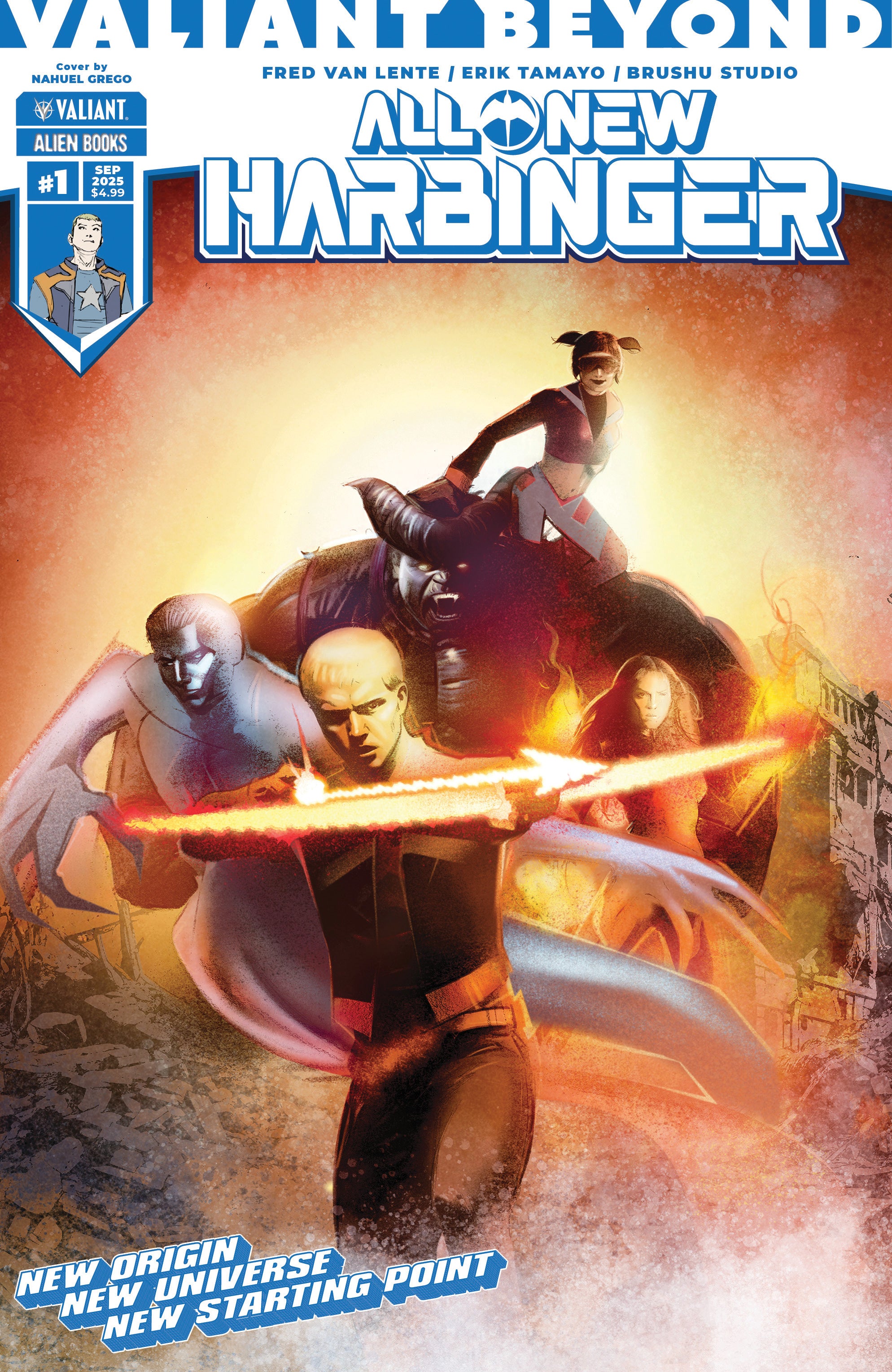 Valiant Beyond: All-New Harbinger #1 Variant C (Calero Connecting Variant)