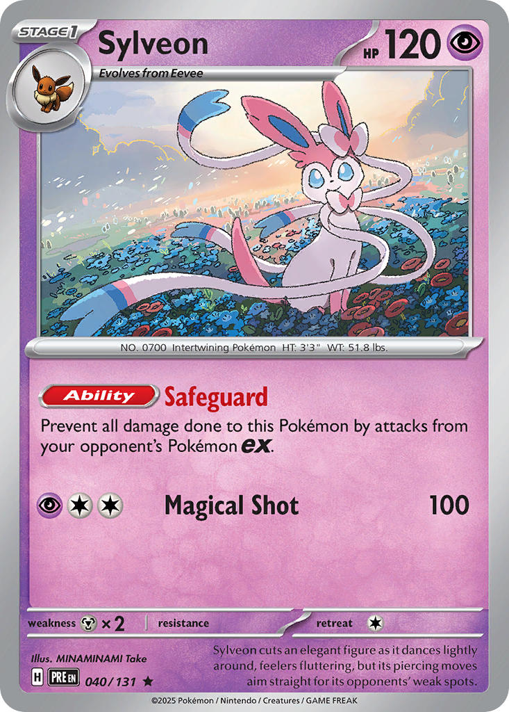 Sylveon - 040/131 (PRE) Rare - Near Mint Holofoil