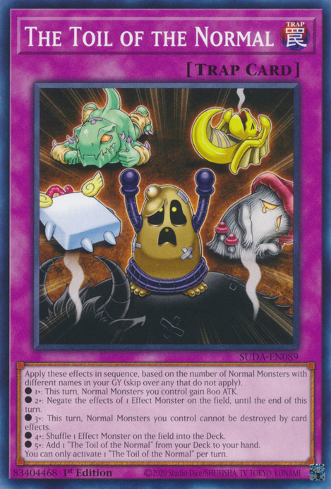 The Toil of the Normal (SUDA-EN089) Common - Near Mint 1st Edition