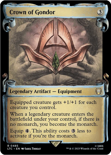 Crown of Gondor [#0485 Showcase Scrolls] (LTC-R-FOIL)