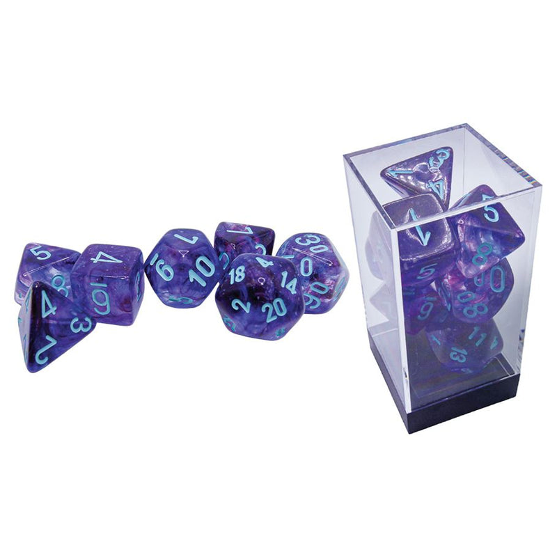 CHX22557: Mega Hedrals - Poly Set Nebula Nocturnal/Teal (7)