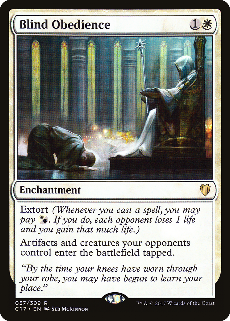Blind Obedience (C17-R) Heavy Play