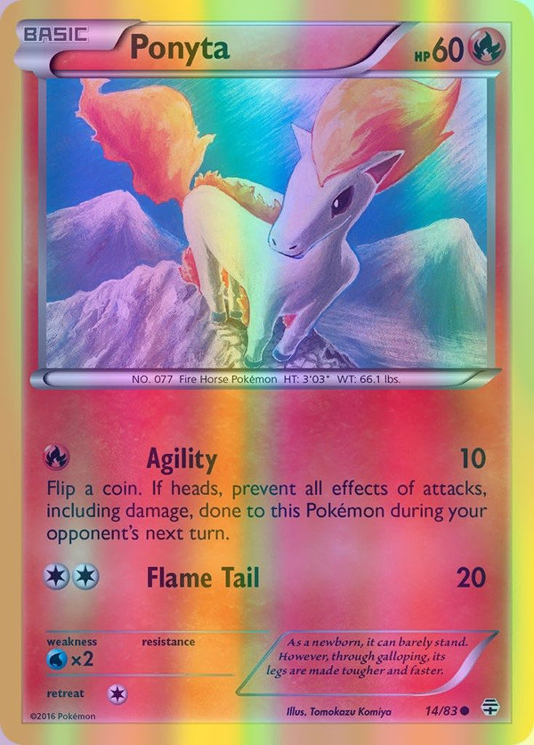 Ponyta - 014/083 (GEN) Common - Near Mint Reverse Holofoil