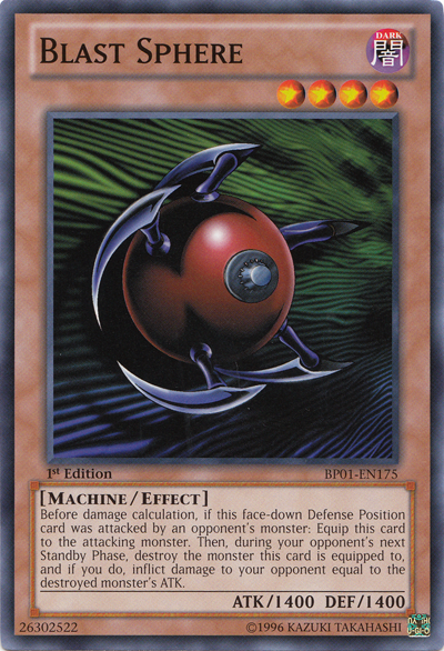 Blast Sphere (RP01-EN091) Secret Rare