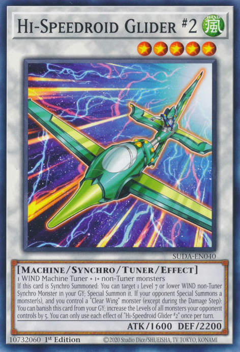 Hi-Speedroid Glider #2 (SUDA-EN040) Common - Near Mint 1st Edition