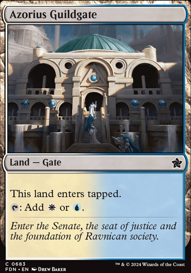 Azorius Guildgate [#0683 Starter Collection] (FDN-C)