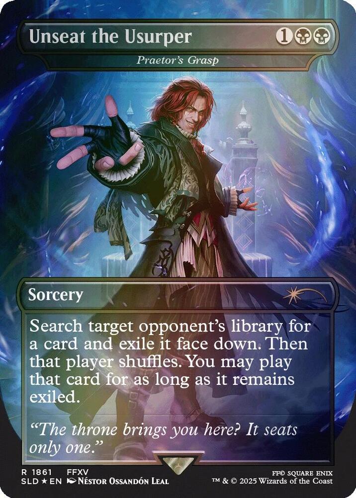 Unseat the Usurper [Praetor's Grasp] [#1861] (SLD-R-FOIL)