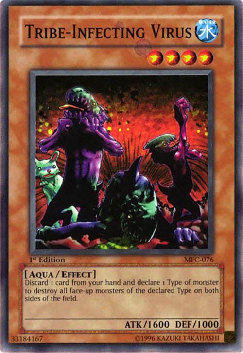 Tribe-Infecting Virus (MFC-076) Super Rare - Light Played 1st Edition