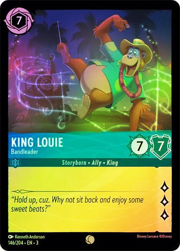 King Louie - Bandleader (Into the Inklands 146/204) Common - Near Mint Cold Foil