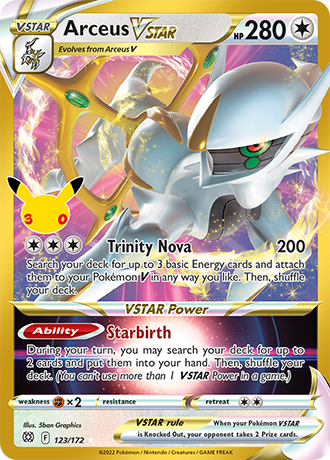 Arceus VSTAR - 123/172 (30C) Classic Collection