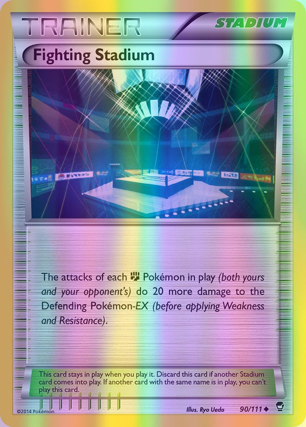 Fighting Stadium - 090/111 (FFI) Uncommon - Near Mint Reverse Holofoil