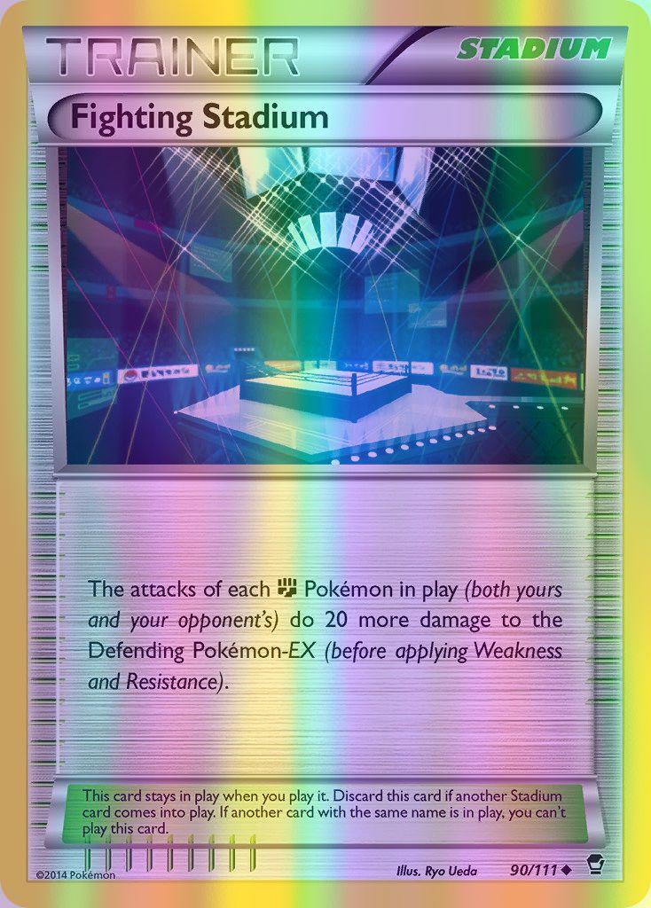 Fighting Stadium - 090/111 (FFI) Uncommon - Near Mint Reverse Holofoil