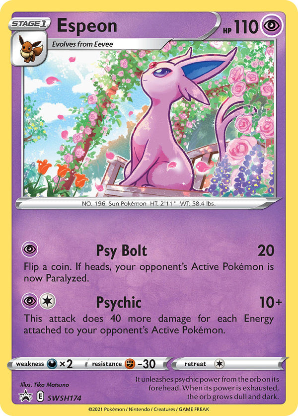 Espeon - SWSH174 (SWSH:PR) Promo - Near Mint Holofoil