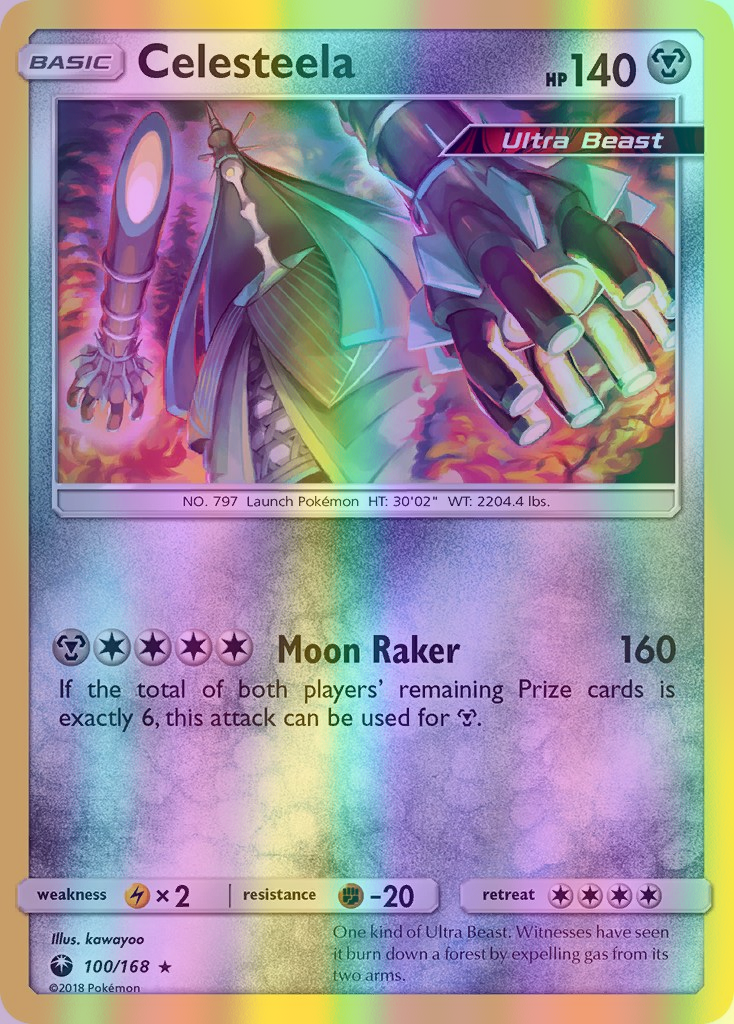 Celesteela - 100/168 (CES) Holo Rare - Near Mint Reverse Holofoil
