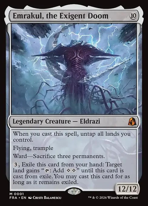 Emrakul, the Exigent Doom [ #0001 ] (FRA-M)