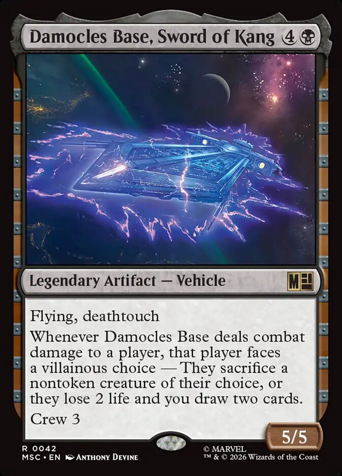 Damocles Base, Sword of Kang [ #0042 Surge Foil ] (MSC-R)
