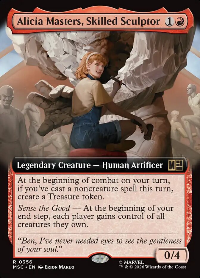 Alicia Masters, Skilled Sculptor [ #0356 Extended Art ] (MSC-R)