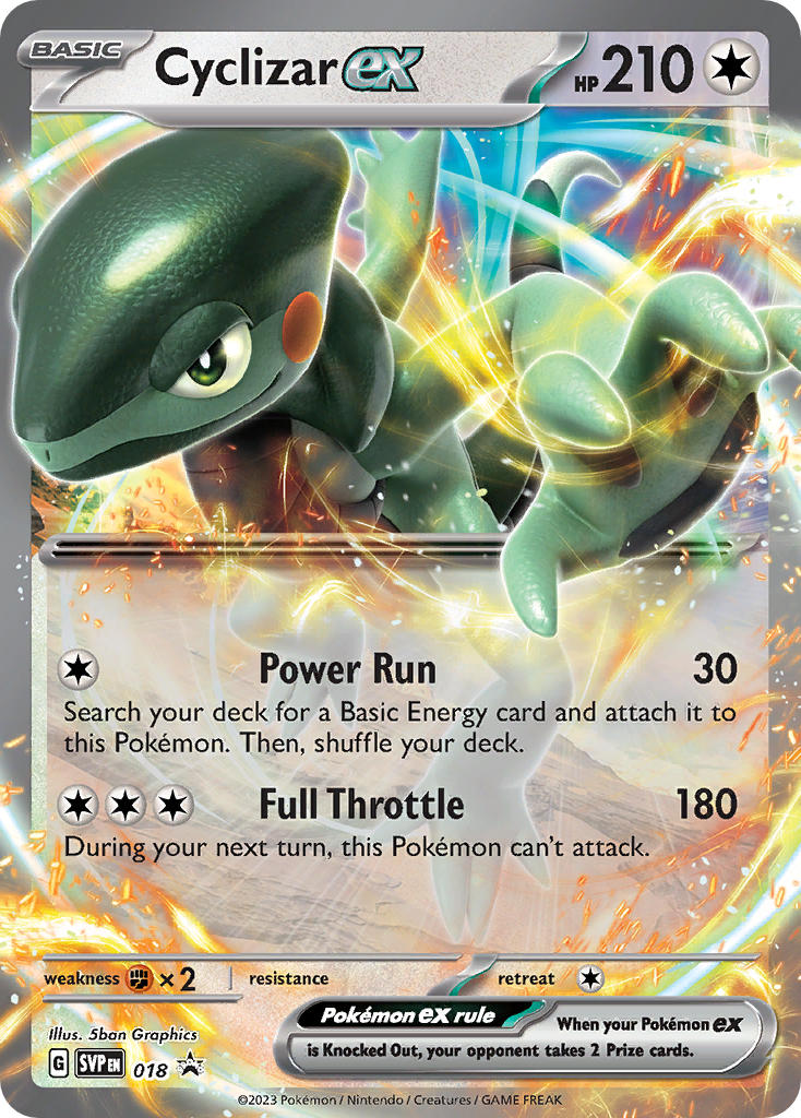 Cyclizar ex - 018 (SVP) Promo - Near Mint Holofoil