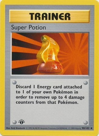 Super Potion - 090/102 (BS) 1st Edition Uncommon - Near Mint