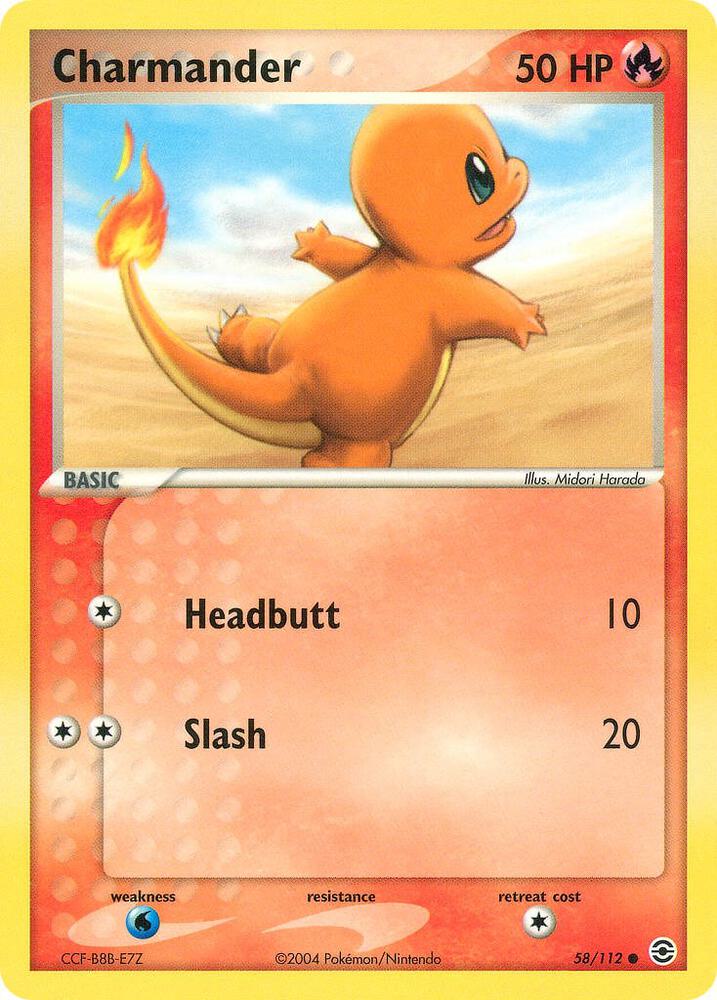 Charmander - 058/112 (RG) Common - Near Mint