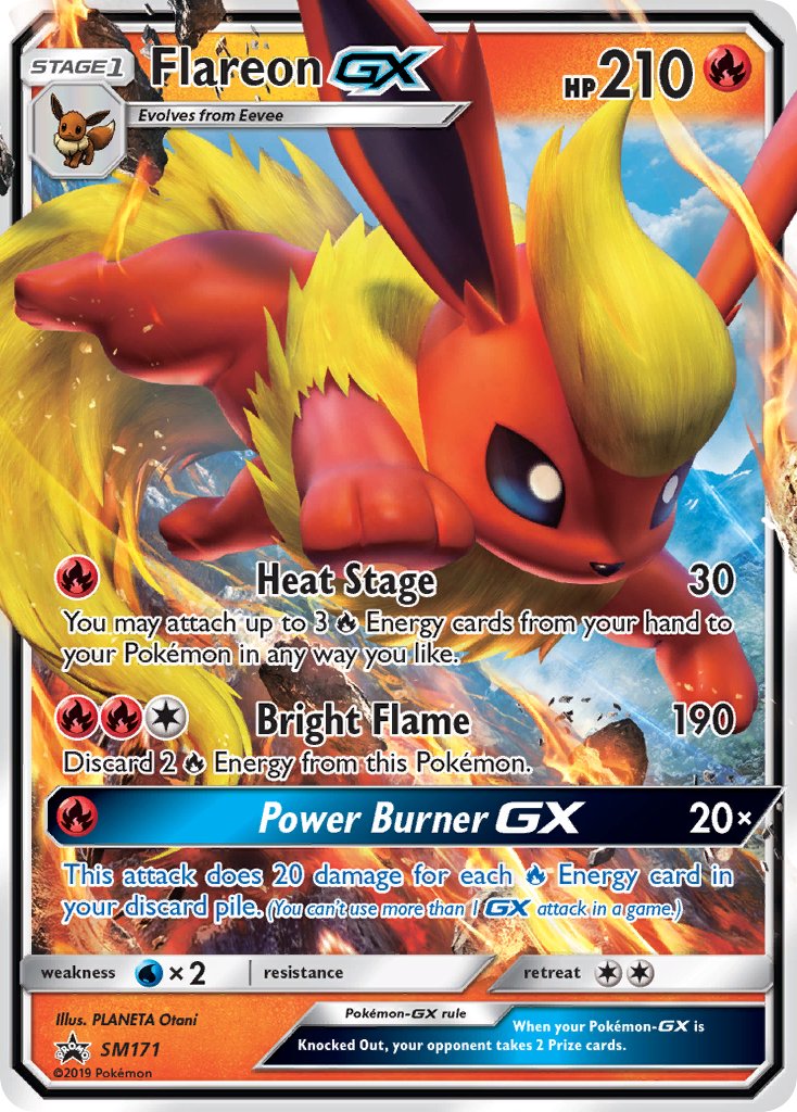 Flareon GX - SM171 (SM:PR) Promo - Near Mint Holofoil