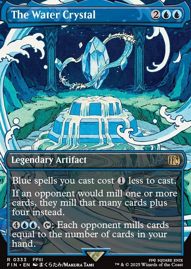 The Water Crystal [ #0333 Borderless Alternate Art ] (FIN-R)