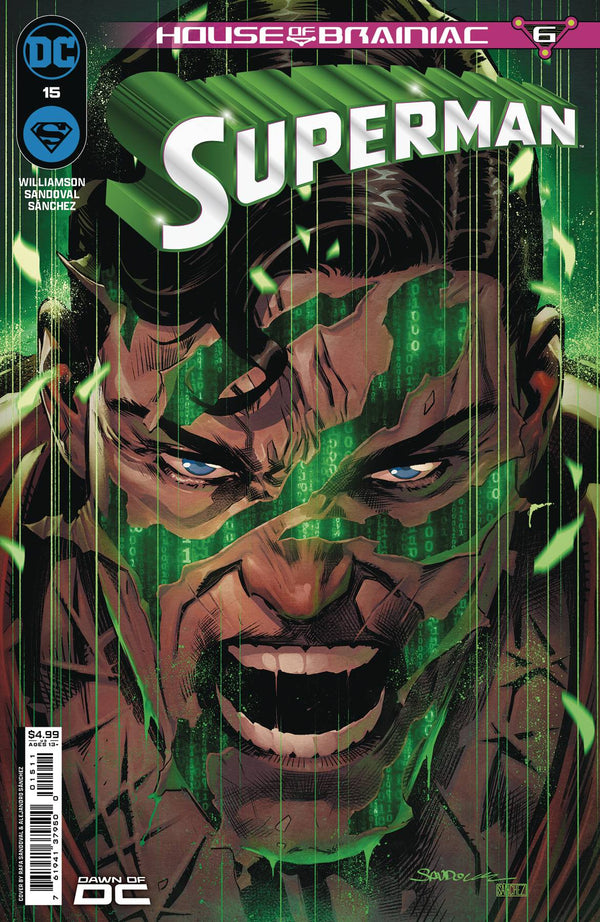 SUPERMAN #15 CVR A RAFA SANDOVAL (HOUSE OF BRAINIAC) (ABSOLUTE POWER)