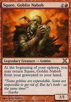 Squee, Goblin Nabob (10E-R-FOIL) Light Play