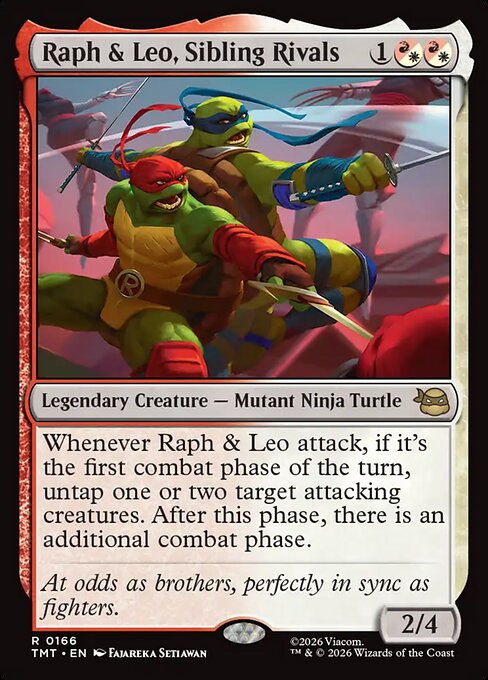 Raph & Leo, Sibling Rivals [ #0166 ] (TMT-R)