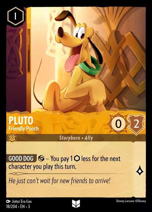 Pluto - Friendly Pooch (Into the Inklands 018/204) Uncommon - Near Mint