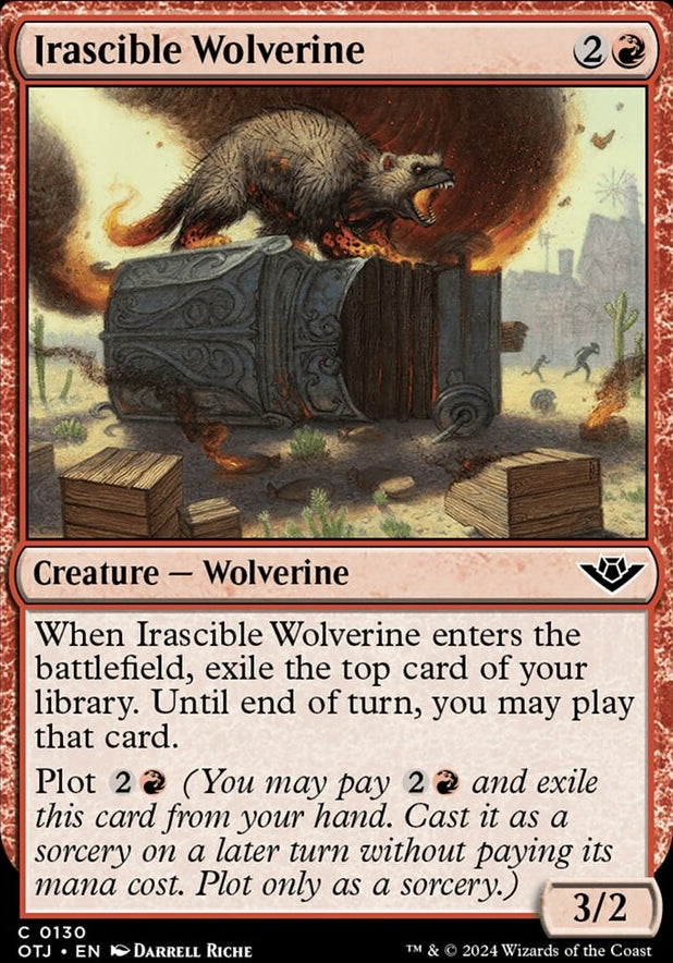 Irascible Wolverine [#0130] (OTJ-C)