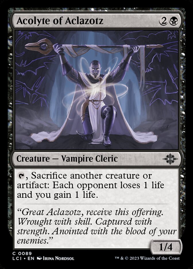 Acolyte of Aclazotz [