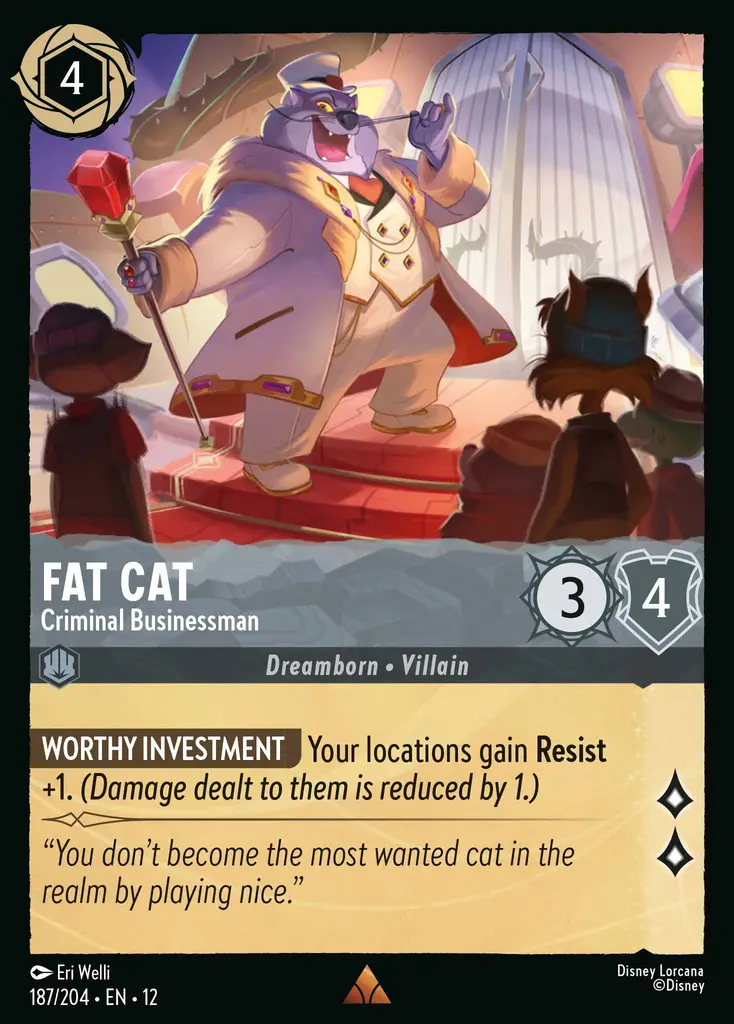 Fat Cat - Criminal Businessman (Wilds Unknown 187/204) Rare