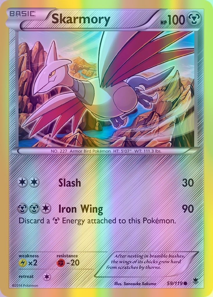 Skarmory - 059/119 (PHF) Common - Near Mint Reverse Holofoil