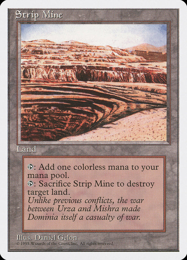 Strip Mine (4ED-U) Light Play