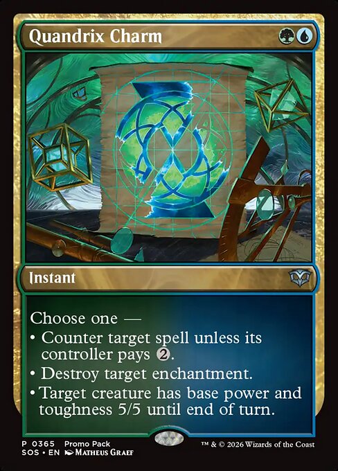 Quandrix Charm [ #0365 FNM Style Promo ] (SOS-U)