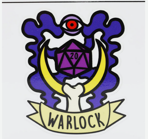 Banner Class Sticker: Warlock