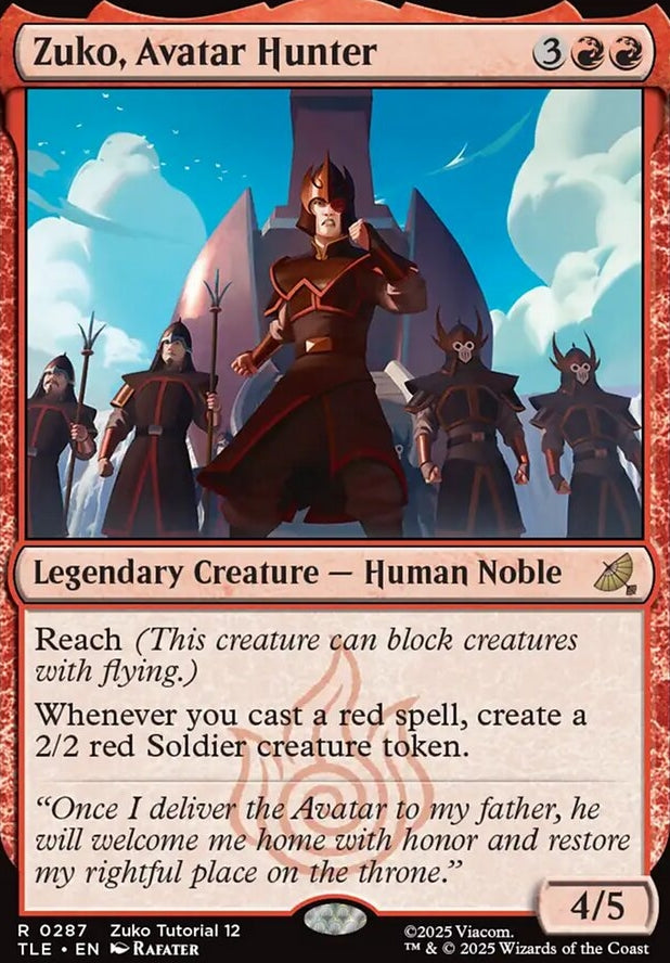 Zuko, Avatar Hunter [ #0287 ] (TLE-R)