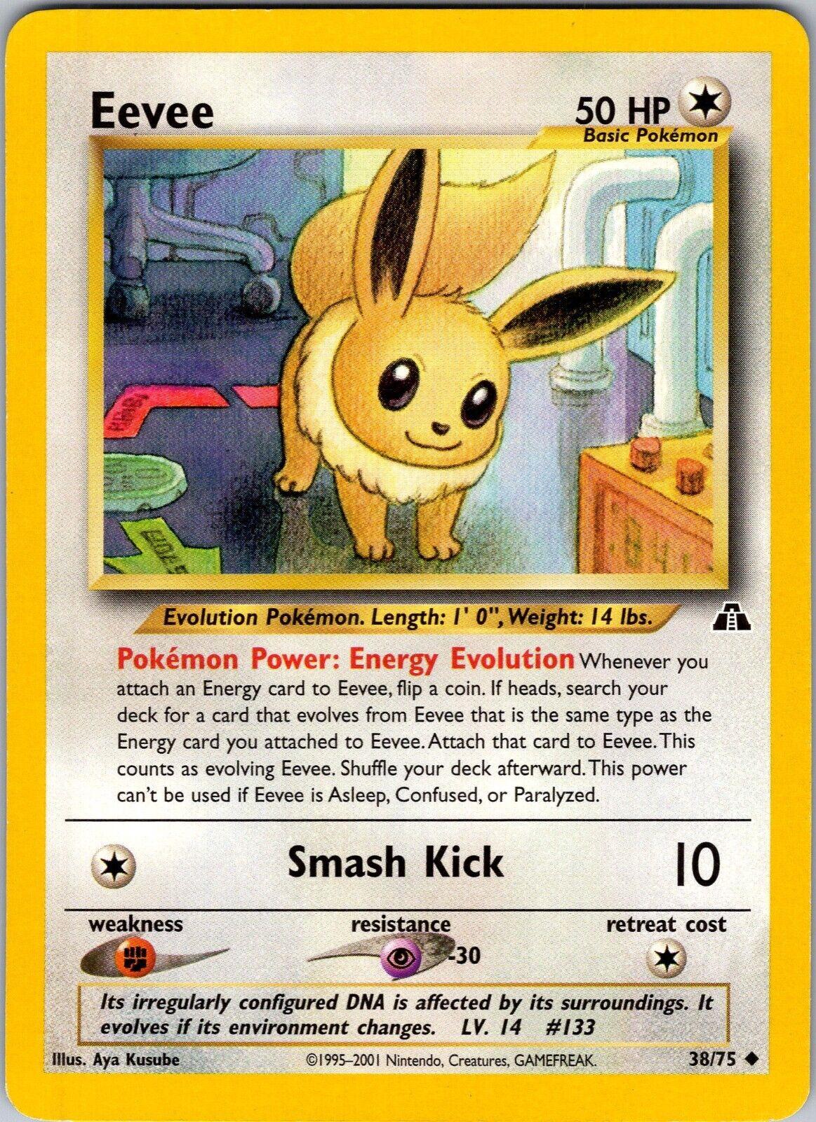 Eevee - 38/75 (N2) - Uncommon - Light Play - Unlimited