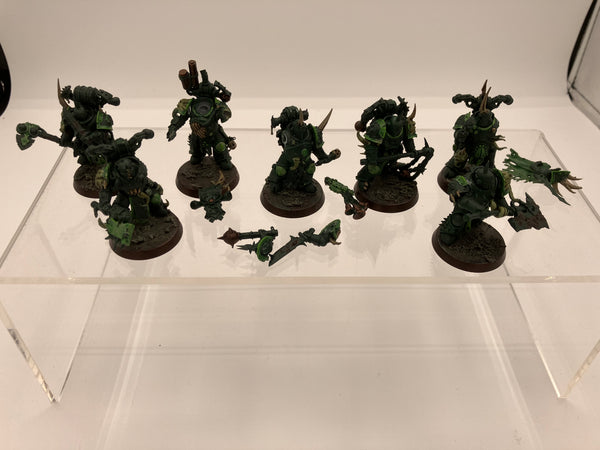 40K: Death Guard Plague Marines (USED) [Lot #6]