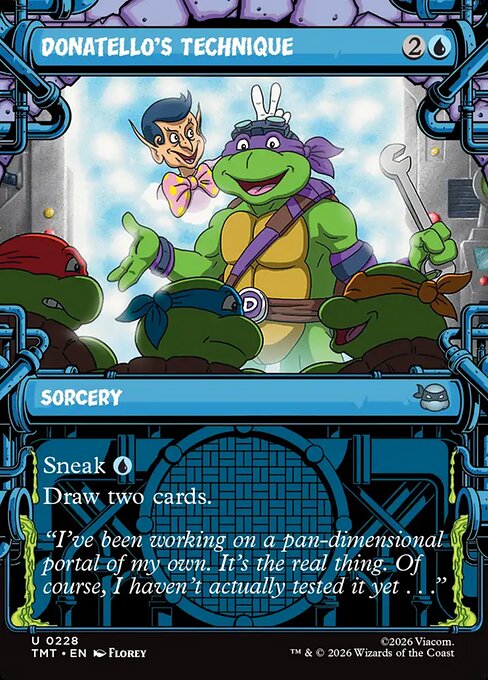 Donatello's Technique [ #0228 Sewer Frame Showcase ] (TMT-U)