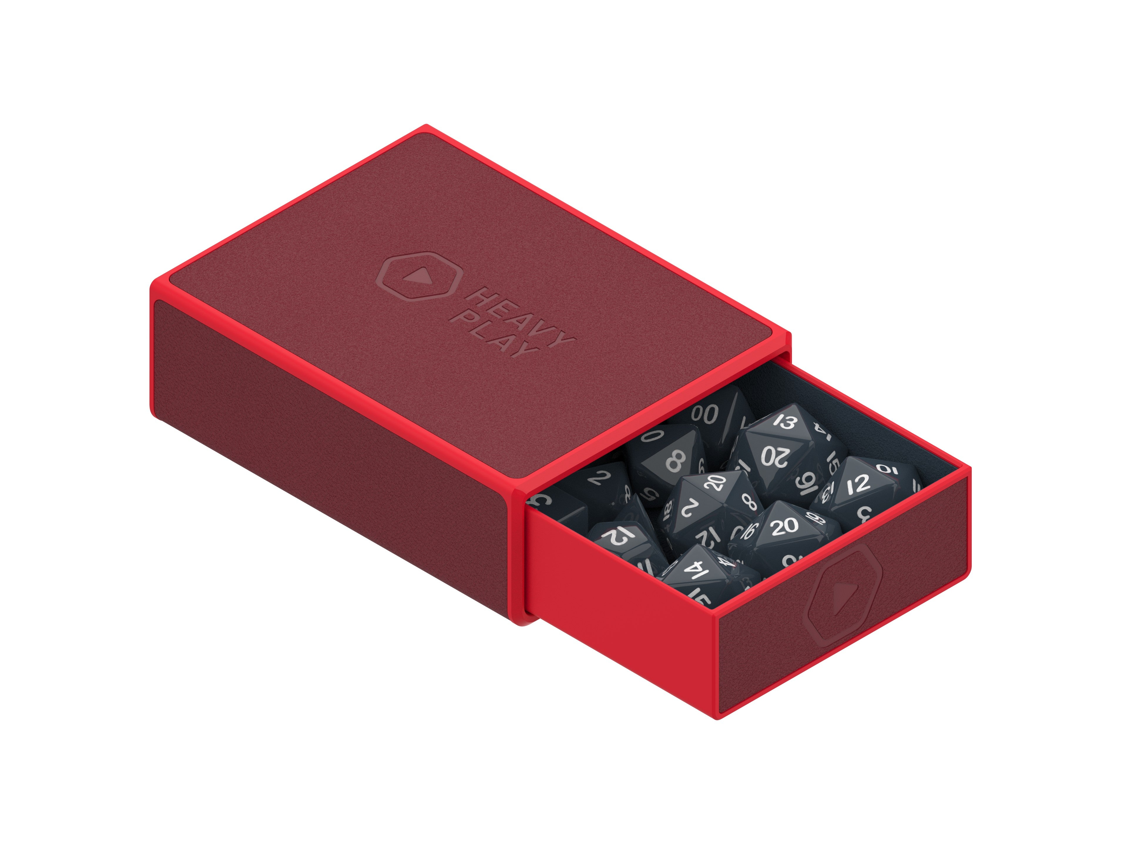 Heavy Play: Dice Box/Sideboard Holder MAX - Barbarian Red